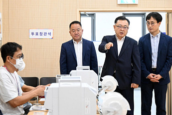 김성보 서울시장 권한대행, 28일 지방선거 사전투표소 점검