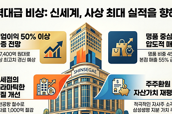 “양극화에도 수혜가?”…신세계, 백화점 날개 달고 역대 최대 실적 전망