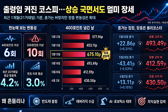 400P 출렁이는 게 일상된 코스피…변동성 관리가 수익률 가른다