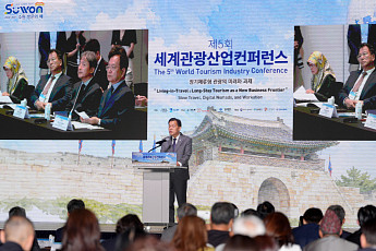 이재준 수원시장, 15개국 앞에서 