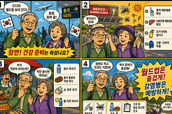 [만화로 보는 시니어 뉴스] 월드컵 현지 응원과 함께 건강 챙기세요