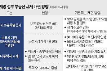 장특공 손보고 보유세 높이나…부동산 세제 개편 본격화 전망