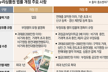 연매출 30억원 초과·병원 등 일부 업종, 온누리상품권 가맹 등록 제한