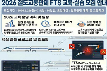 철도 미래 인재 맞춤 교육⋯첨단 모의관제시설 개방