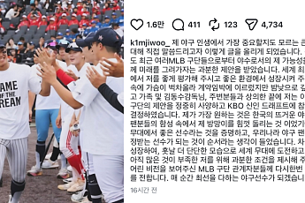 김지우 KBO 잔류 선언⋯유력 행선지로 떠오른 ‘이 구단’