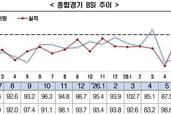 국내 기업 경기전망 4개월째 부진…제조업·비제조업 '희비'
