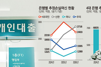 4대 은행 '떼인 돈' 8000억원 육박⋯2년 새 1100억원 늘었다