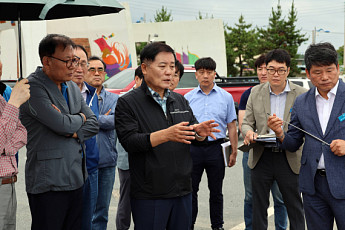 사순문 장흥군수 당선자...핵심사업 현장 점검