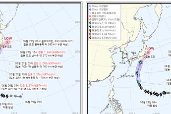 태풍 2개 동시에 접근⋯日 항공편 200편 넘게 결항