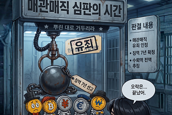 [AI 코인패밀리 만평] 청탁 오락실 폐업