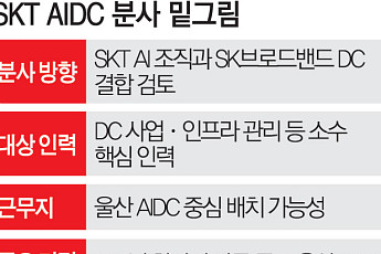 SKB DC 떼고 SKT AI와 결합…AIDC 분사 밑그림 [SK, AI 인프라 재편]