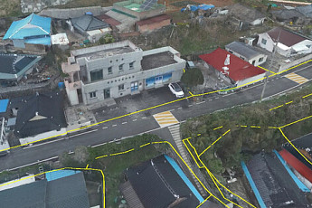 지적재조사 3D드론 영상...여수시, 전남 광주특별시 첫 시도