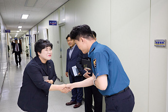 개원하자마자 현장으로…장정순 용인시의회 의장단, 첫 행보는 '시민안전'