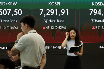중동 악재 속 코스피, 변동성 장세 속 강보합 마감…7290선 안착