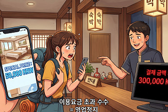 숙박요금 게시 의무화…위만하면 '바로 영업정지'