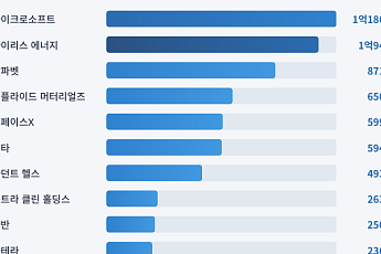 7월 초 ‘MS·아이렌·스페이스X’ 담은 서학개미⋯수익률은 무더기 마이너스
