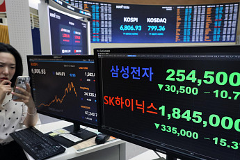 반도체 투매에 7000선 반납한 ‘검은 월요일’…코스피 4월 말 이후 '최저'[종합]