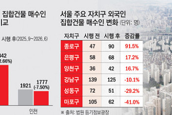 시행 1년 앞뒀지만…서울 외국인 매수세 여전 [약발 안 통한 외국인 토허제]