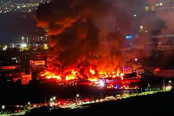 간밤 경기 파주시 전자제품 창고 화재