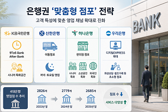 점포 줄여도 ‘고객 맞춤’은 늘었다⋯은행권 영업 전략 변화