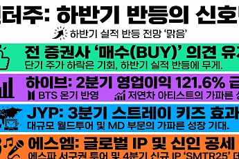 엔터주, 목표가 줄하향에도 하반기 전망은 '맑음'