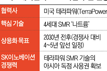 SK이노베이션, 테라파워 아시아 독점권 앞세워 동남아 SMR 선점 노린다