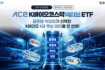 한투운용, 기술수출·임상 성과 겨냥 K바이오 액티브 ETF 출시