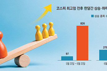 코스피 9100→7000 하락에도 상승 종목은 2.8배↑⋯“반도체 빈자리 채운 순환매”