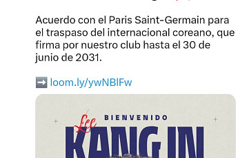 이강인, 3년 만에 라리가 복귀…AT마드리드와 5년 계약