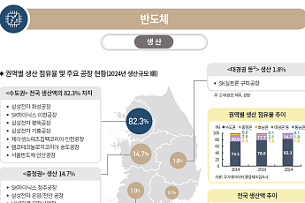 반도체는 수도권, 자동차는 동남권⋯2025년판 제조업 '대동여지도' 보니