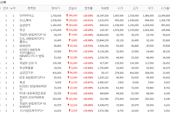 [급등락주 짚어보기] 반도체주 강세에 코스피·코스닥 39개 상한가...SK하이닉스 외인 2.6조 순매수
