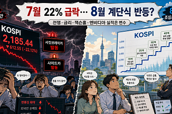 7월엔 22% 폭락, 8월엔 반등할까…코스피 앞에 놓인 변수들