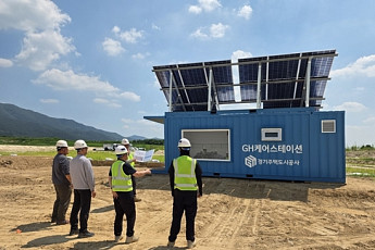 GH, 건설현장에 태양광 휴게시설 3기 추가…폭염·한파 근로자 지킨다