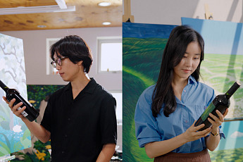 GS25, 김선우·김물길 작가 협업 아트 라벨 와인 2종 선봬