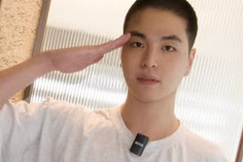 아이콘 구준회, 입대 D-2 삭발 공개⋯