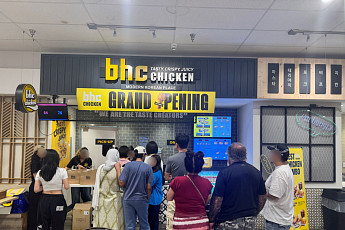 bhc, 미국 10호점 열었다…H마트 얼바인점 입점