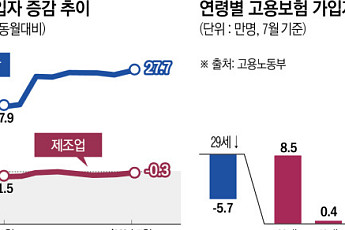 고용보험 가입자 증가 폭 29개월 만에 최대