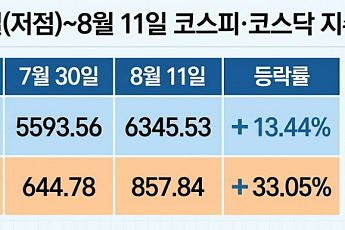 이달 코스피 수익률 2배 넘긴 코스닥, 주도주는 바이오에서 반도체로 [코스닥의 반격①]