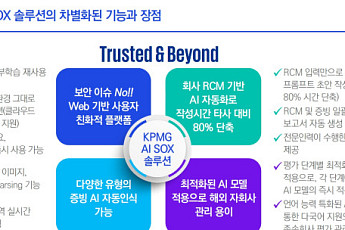 삼정KPMG, 'AI SOX 솔루션' 출시…