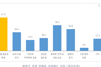 중견기업 56% “하반기 수출 증가”…환율 변동성 최대 변수