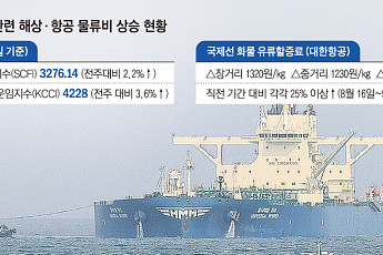 호르무즈 막히자 해상·항공 물류비 동반 상승…기업 수출 덮친 ‘이중고’