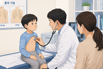 아이 가슴이 들어가거나 튀어나왔다면…성장기 ‘흉곽 기형’ 주의 [e건강~쏙]