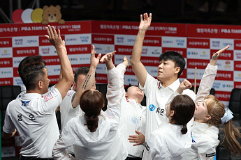 휴온스, 7연승 질주⋯PBA 팀리그 2라운드 단독 선두
