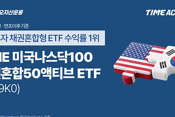 TIME 미국나스닥100채권혼합50액티브, 해외투자 채권혼합형 ETF 수익률 1위