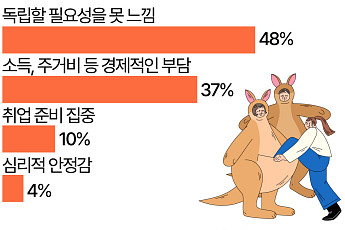 '용돈 받고 집안일도 부모님이'…캥거루족 
