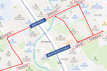 수원 화산지하차도 공사, 화서역 인근 우회 도로 확인