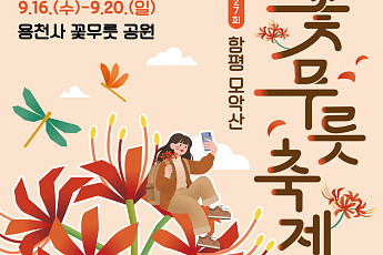 꽃무릇 붉은 물결…함평 모악산서 9월 축제
