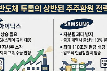 지분율 올려야 하는 하닉 vs 지분 넘치면 안 되는 삼전