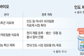 K-제약·바이오 자체개발 의약품 들고 14억 ‘인도’ 정조준