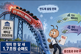 삼전·하이닉스 레버리지 열기 식었다…개미 한 달 새 1.7조원 매도